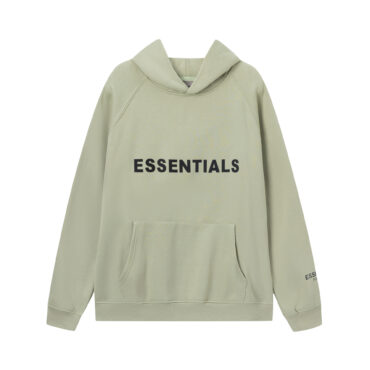 FOG Essentials Silicone Letter Hoodie Sweatshirt for Men Dropshipping