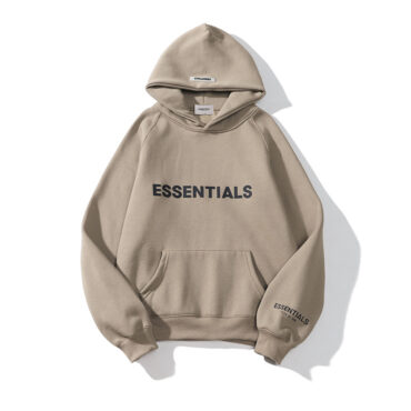 FOG Essentials Silicone Letter Hoodie Sweatshirt for Men Dropshipping