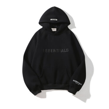 FOG Essentials Silicone Letter Hoodie Sweatshirt for Men Dropshipping