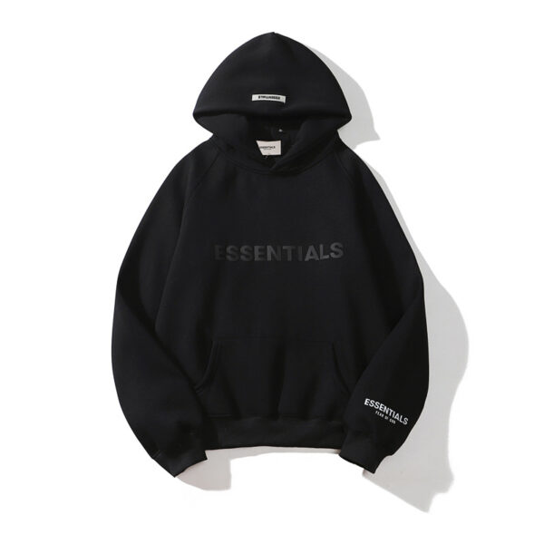 FOG Essentials Silicone Letter Hoodie Sweatshirt for Men Dropshipping
