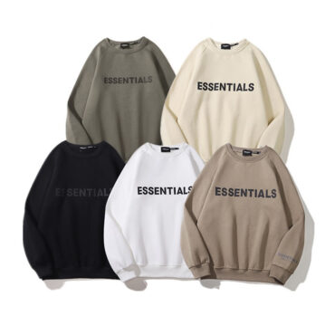 Unisex FOG Essentials Hoodie Sweatshirt with Silicone Lettering