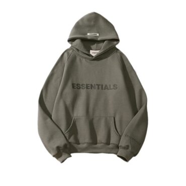 Unisex FOG Essentials Hoodie Sweatshirt with Silicone Lettering
