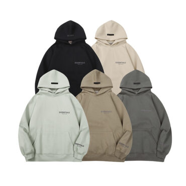 Unisex FOG Essentials Hoodie Sweatshirt with Silicone Lettering