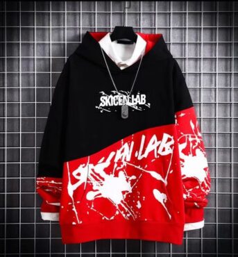 Japanese Hip-Hop Loose Hoodie for Men Spring Summer Streetwear