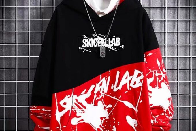 Japanese Hip-Hop Loose Hoodie for Men Spring Summer Streetwear