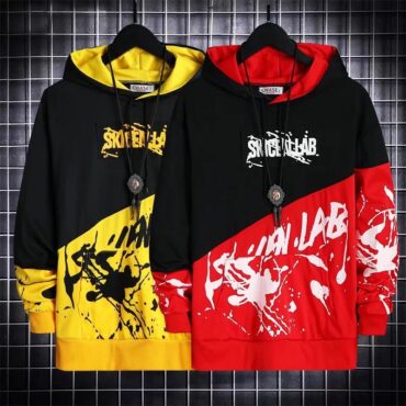 Japanese Hip-Hop Loose Hoodie for Men Spring Summer Streetwear
