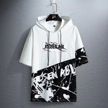 Japanese Hip-Hop Loose Hoodie for Men Spring Summer Streetwear