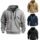 Men’s Zip-Up Hoodie with Multi Pockets for Spring and Autumn