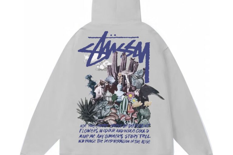 Original Brand STU Dice Lettering Black 8 Hoodie Couples Autumn Winter