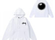 Original Brand STU Dice Lettering Black 8 Hoodie Couples Autumn Winter