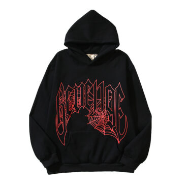 Revenge Gothic Letter Cross Hoodie Unisex Oversized Fleece Pullover

