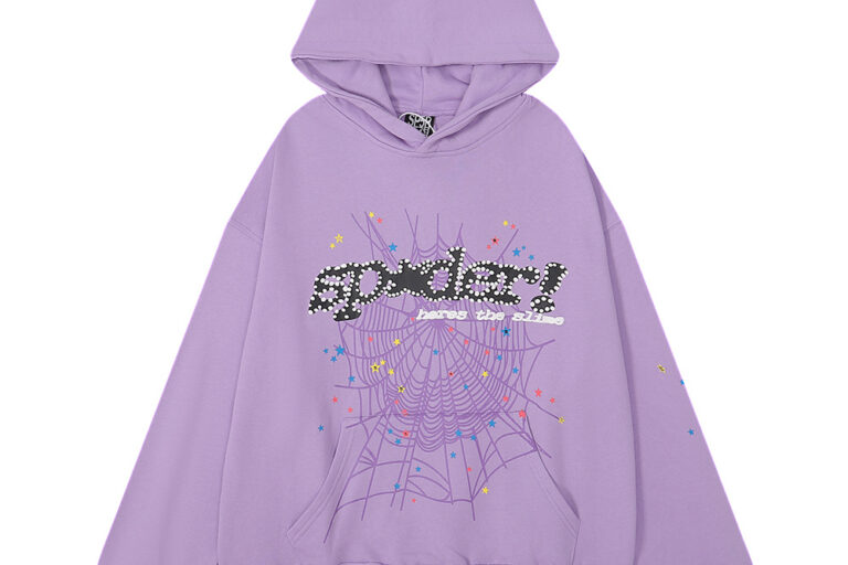 Unisex Heavyweight Hoodie Set with 555555 Spiderweb Puff Print